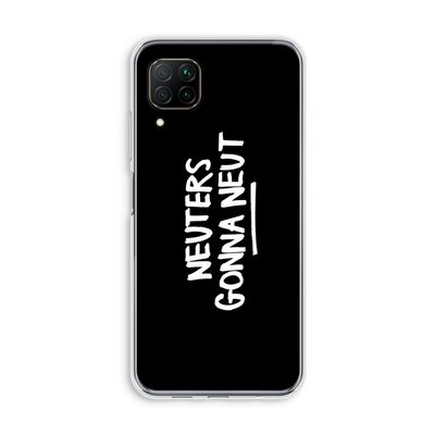 Neuters (zwart): Huawei P40 Lite Transparant Hoesje