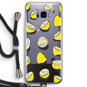 When Life Gives You Lemons...: Samsung Galaxy S8 Transparant Hoesje met koord