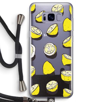 When Life Gives You Lemons...: Samsung Galaxy S8 Transparant Hoesje met koord