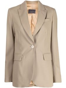 Lorena Antoniazzi blazer en laine - Marron