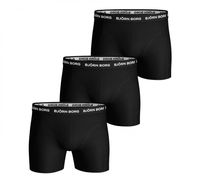 3-Pack Boxers Solids Black