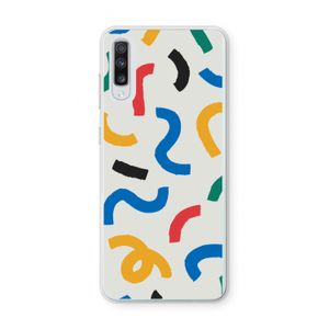 Illustratieve pop 2: Samsung Galaxy A70 Transparant Hoesje
