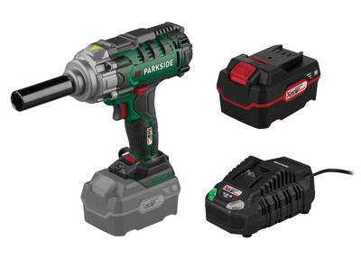 PARKSIDE Accu-slagmoersleutel 20 V met 4 Ah accu en 4,5 A lader PARKSIDE Accu-slagmoersleutel 20 V met 4 Ah accu en 4,5 A lader