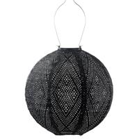 LUMIZ Solar tuinverlichting Ikat Rond - 30 cm - Zwart