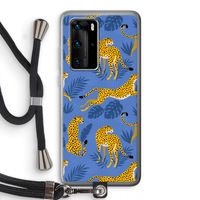 Luipaard: Huawei P40 Pro Transparant Hoesje met koord