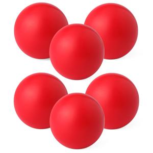 Anti stressballen Relaxman - 6x - rood - 6 cm - Mindfullness - Relax - Ontspannen artikelen