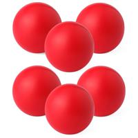 Anti stressballen Relaxman - 6x - rood - 6 cm - Mindfullness - Relax - Ontspannen artikelen