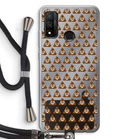 Poop emoji: Huawei P Smart (2020) Transparant Hoesje met koord