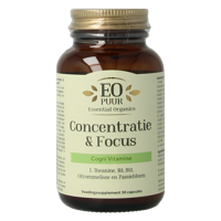 Concentratie & focus puur 30 Vegetarische capsules