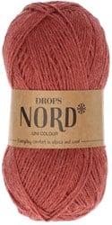 Drops Nord Uni Colour 21 Steenrood