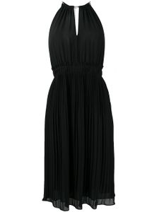 Michael Michael Kors robe mi-longue plissée - Noir