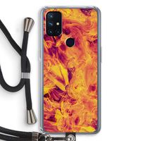Eternal Fire: OnePlus Nord N10 5G Transparant Hoesje met koord