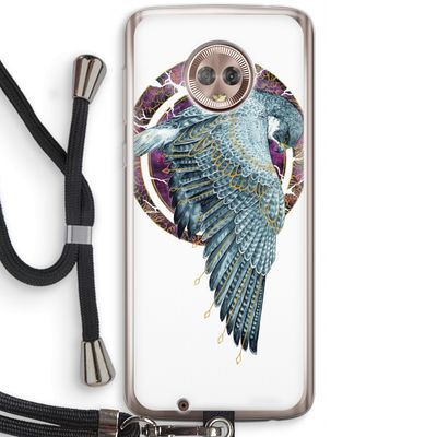 Golden Falcon: Motorola Moto G6 Transparant Hoesje met koord