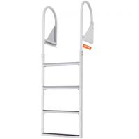 VEVOR zwemtrap 4 treden met leuningladder boot jachtschip 114x63x13cm