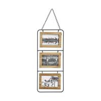 Muurfotolijst Atmosphera 3 fotos Hout MDF (52 x 22 cm)