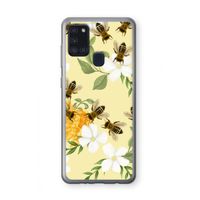 No flowers without bees: Samsung Galaxy A21s Transparant Hoesje