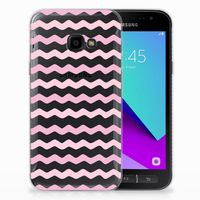 Samsung Galaxy Xcover 4 | Xcover 4s TPU bumper Waves Roze