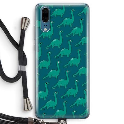 Diplodocus: Huawei P20 Transparant Hoesje met koord