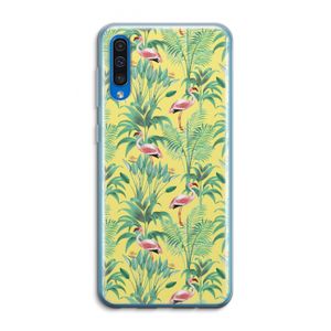 Flamingo party: Samsung Galaxy A50 Transparant Hoesje