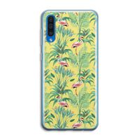 Flamingo party: Samsung Galaxy A50 Transparant Hoesje