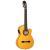 Ortega Traditional Series RCE270FT Full-Size Guitar Natural elektrisch-akoestische klassieke gitaar met gigbag