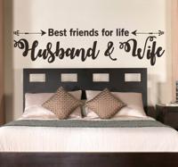 Slaapkamer muursticker best friends for life - thumbnail