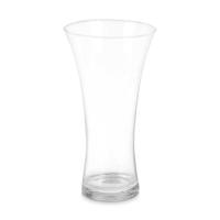 Bloemenvaas klassiek - transparant glas - D18 x H37 cm - trompet model - boeketvaas - 5 liter