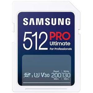 Samsung PRO Ultimate SDXC 512GB UHS-I V30 met kaartlezer