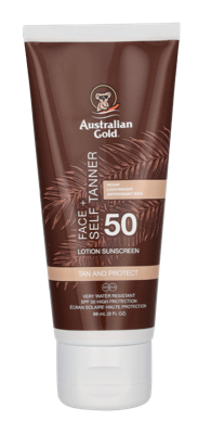 Australian Gold Face + Self Tanner Sunscreen Lotion SPF50 88 ml Zelfbruiner