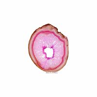 Agaatschijf Roze (Gekleurd - Model 10)