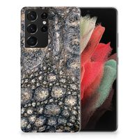 Samsung Galaxy S21 Ultra TPU Hoesje Krokodillenprint - thumbnail