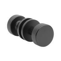 Aprile Mat zwarte deurknop TUJA Ø 52 mm Draaibar/Draaibaar