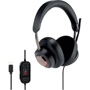 Kensington Over Ear headset Computer Kabel Zwart Noise Cancelling