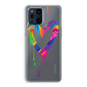 Melts My Heart: Oppo Find X3 Transparant Hoesje