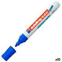 Whiteboard-marker Edding 661 Whiteboard Blauw Wit (10 Stuks)
