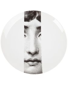 Fornasetti assiette imprimée - Blanc