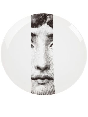 Fornasetti assiette imprimée - Blanc