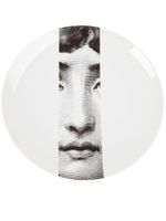 Fornasetti assiette imprimée - Blanc