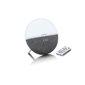 Lenco CRW-4 Klok Digitaal Grijs, Wit Lenco CRW-4 Klok Digitaal Grijs, Wit