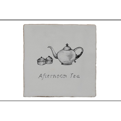 Terre d&apos;Azur Malaga Bone Decor Tea 13x13 cm