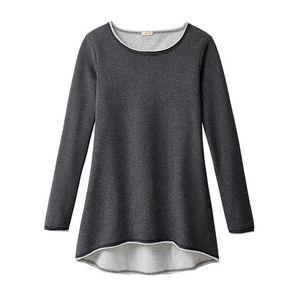 Sweat tuniek van bio-katoen, jade-melange 44/46 Sweat tuniek van bio-katoen, jade-melange 44/46