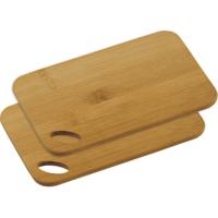 Bamboe houten snijplank - 2x - 14 x 22 cm - Keuken benodigdheden - Koken - Voor groente/fruit/vlees