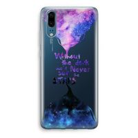 Stars quote: Huawei P20 Transparant Hoesje