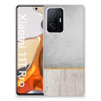 Xiaomi 11T | 11T Pro | Bumper Hoesje | Wood Concrete