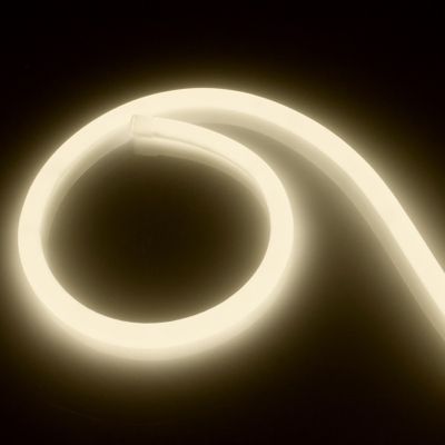 Flexibele neon led strip 10m / 10meter (warm wit)