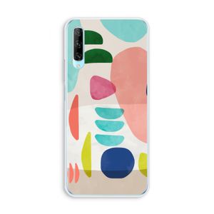 Bold Rounded Shapes: Huawei P Smart Pro Transparant Hoesje