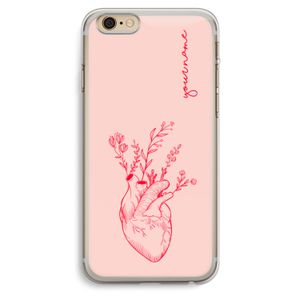 Blooming Heart: iPhone 6 Plus / 6S Plus Transparant Hoesje