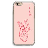Blooming Heart: iPhone 6 Plus / 6S Plus Transparant Hoesje Blooming Heart: iPhone 6 Plus / 6S Plus Transparant Hoesje