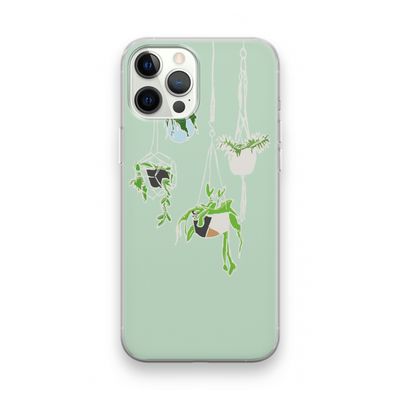 Hang In There: iPhone 12 Pro Transparant Hoesje