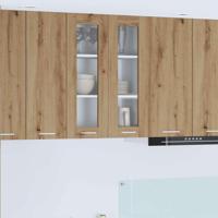 Hangkast Riga Artisan Eiken 60 x 31 x 80 cm Bewerkt hout